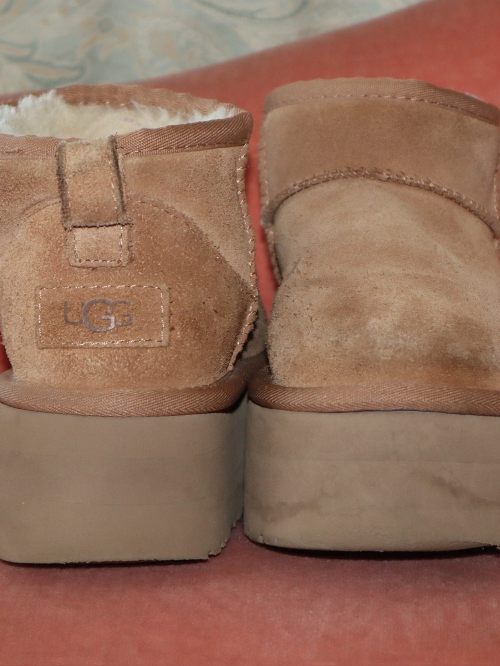 UGG Classic Ultra Mini Platform Boots Chestnut Size 6 | 1135092
